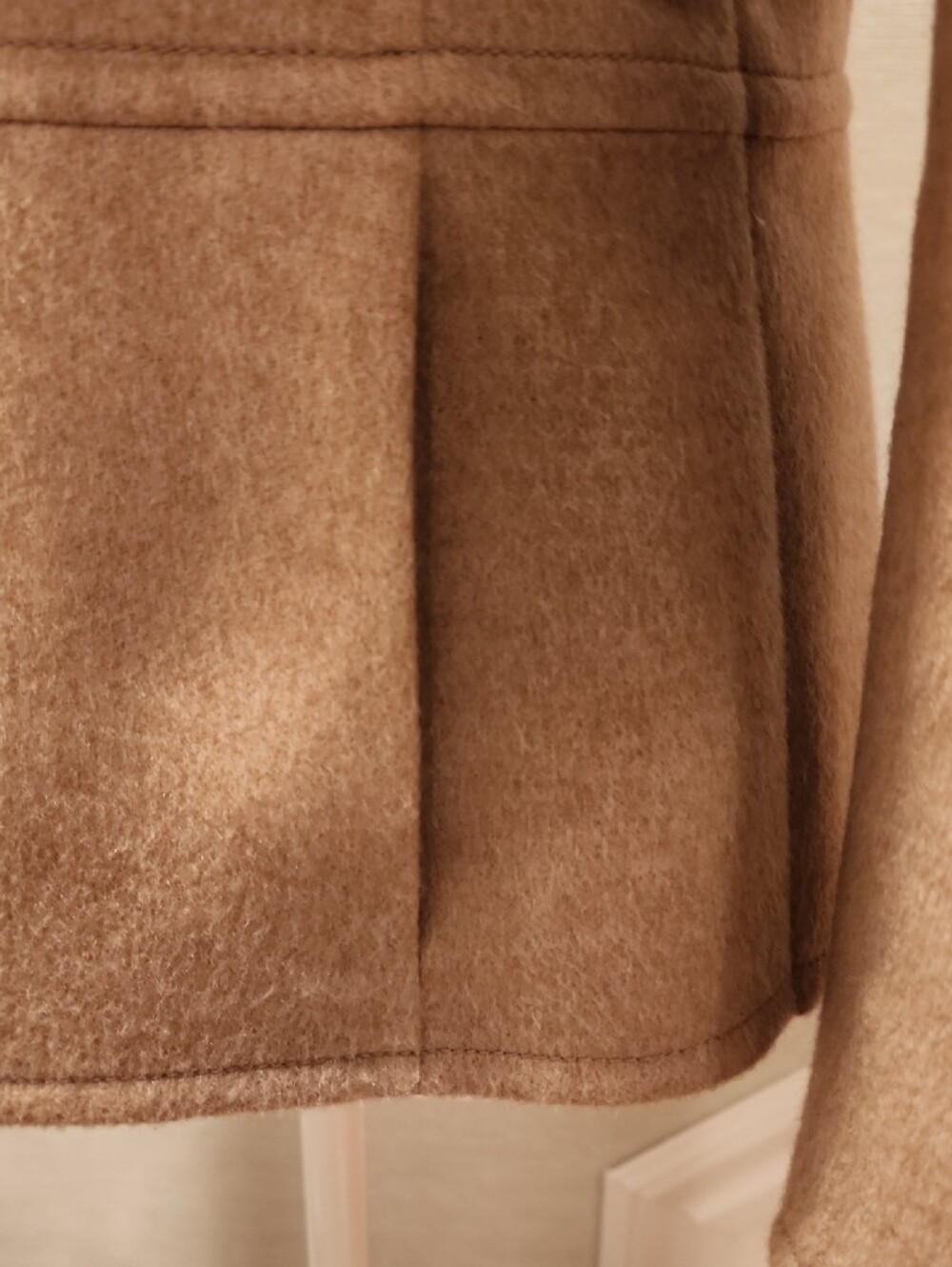 Akris 100% cashmere fitted jacket coat EUC camel - Picture 4 of 10